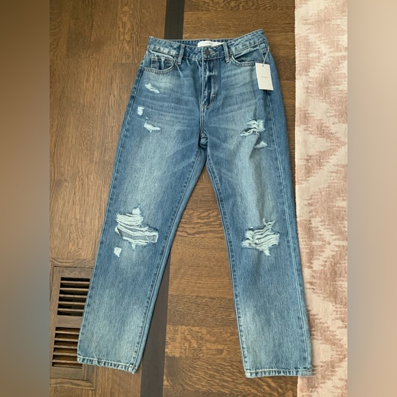 HIDDEN JEANS The Jayce High Rise Straight Crop Jeans Women’s Size 25 BRAND NEW - Picture 4 of 9